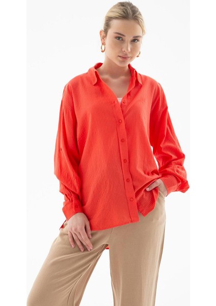 Arkası Uzun Coral Kadın Gömlek 0051-2Y5 fırsatları