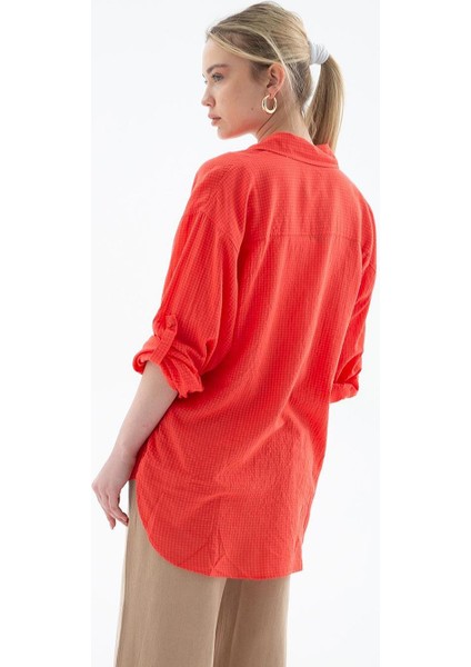 Arkası Uzun Coral Kadın Gömlek 0051-2Y5 indirimleri