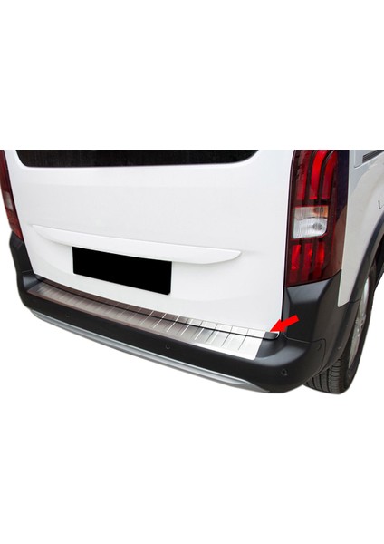 Paspasgaraji Opel Combo E Krom Arka Tampon Eşiği 2019-2023