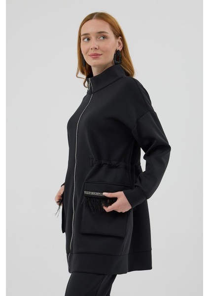 Cepleri Tüylü Siyah Kadın Takım MB08.305-2K5 modelleri