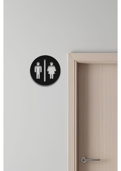 Wc Tabelası, Tuvalet Levhası, Kadın Erkek Tabela 1