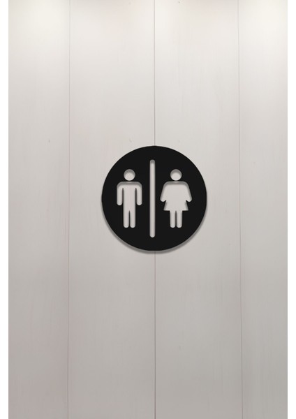 Wc Tabelası, Tuvalet Levhası, Kadın Erkek Tabela 1 modelleri