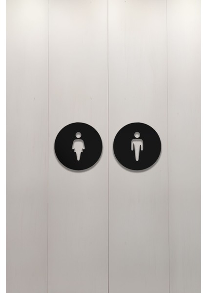Wc Tabelası, Tuvalet Levhası, Kadın Erkek Tabela 4