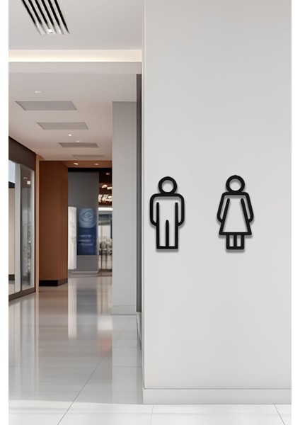 Wc Tabelası, Tuvalet Levhası, Kadın Erkek Tabela 9