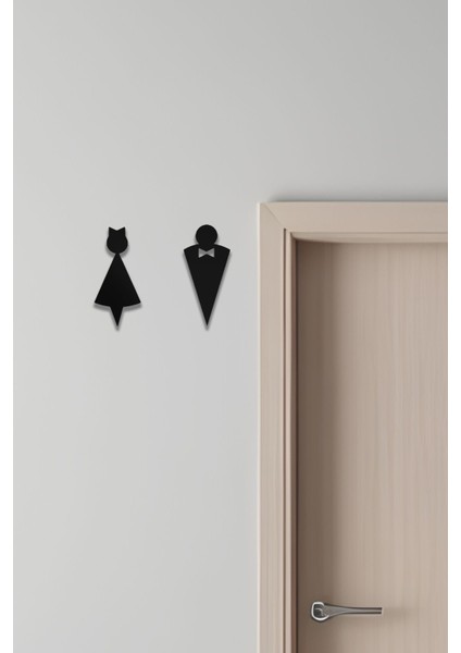 Wc Tabelası, Tuvalet Levhası, Kadın Erkek Tabela 10