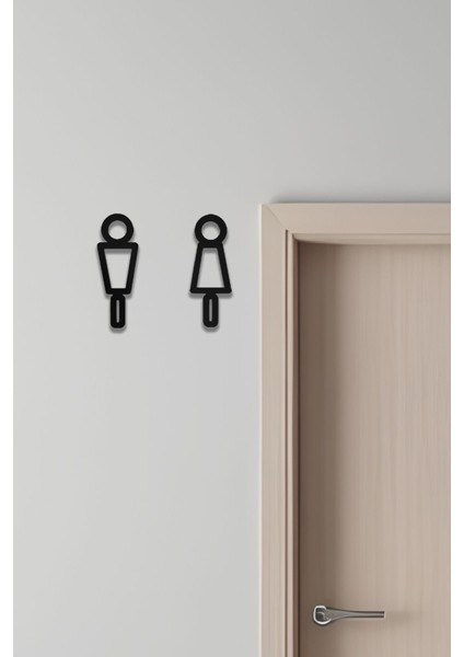 Wc Tabelası, Tuvalet Levhası, Kadın Erkek Tabela 16