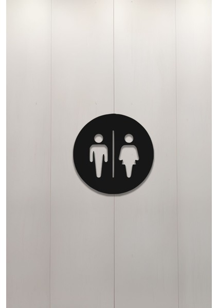 Wc Tabelası, Tuvalet Levhası, Kadın Erkek Tabela 17