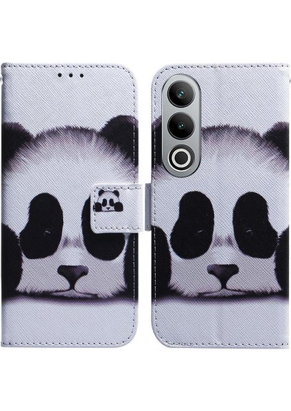 Oneplus Nord Ce4 Için Flip Case 5g Manyetik Kapatma Kart Yuvaları Boyalı Pu (Yurt Dışından)
