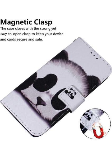 Google Piksel 9 Pro 5g Boyalı Pu Deri Kart Yuvaları Için Flip Case (Yurt Dışından)