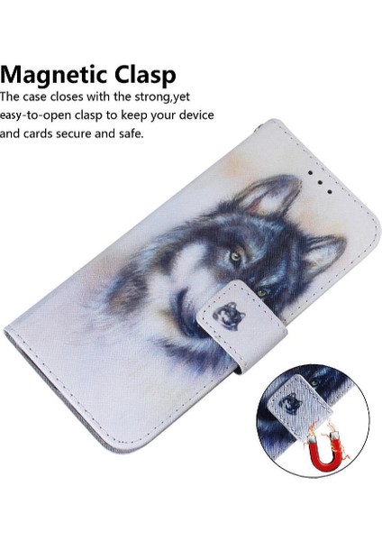 Realme C63 Pu Deri Manyetik Kapatma Boyalı Cüzdan Kartı Için Flip Case (Yurt Dışından)