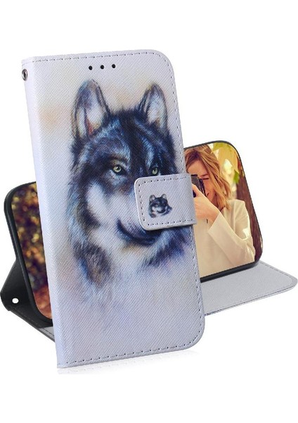 Realme C63 Pu Deri Manyetik Kapatma Boyalı Cüzdan Kartı Için Flip Case (Yurt Dışından)