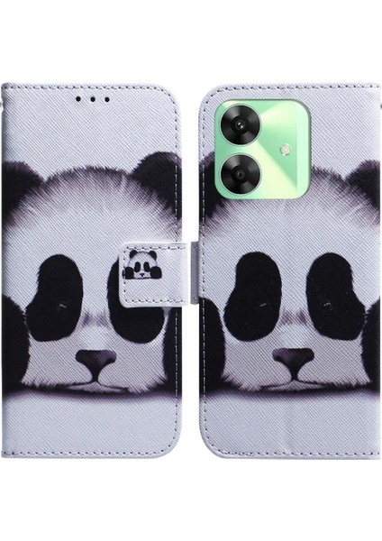 Realme C63 Pu Deri Manyetik Kapatma Boyalı Cüzdan Kartı Için Flip Case (Yurt Dışından)