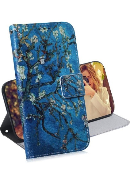 Xiaomi Redmi Not 12 Için Flip Case 4g Kart Yuvaları Boyalı Pu Deri (Yurt Dışından)
