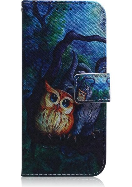 Tecno Spark Için Flip Case 20 Pro Artı 4g Pu Deri Boyalı Cüzdan Kartı (Yurt Dışından)