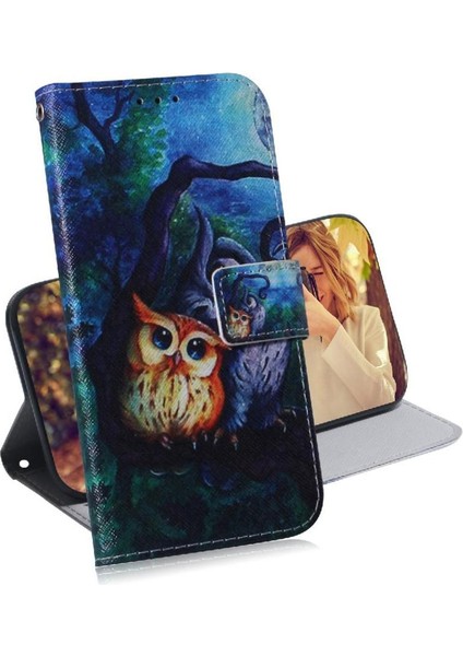 Tecno Spark Için Flip Case 20 Pro Artı 4g Pu Deri Boyalı Cüzdan Kartı (Yurt Dışından)