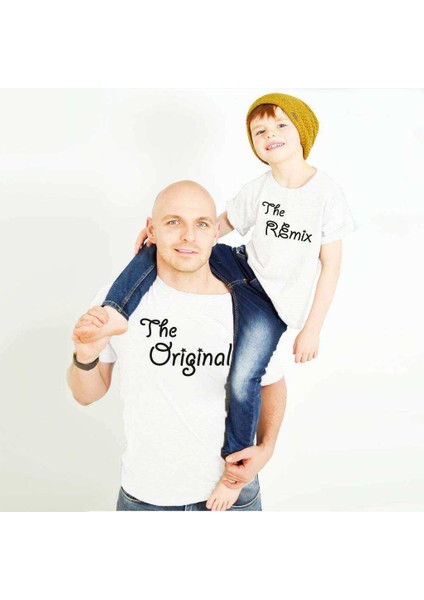 The Original Remix Baba Oğul Kız Tişört (Tekli Üründür Kombin Yapmak Için 2 Adet Sepete Ekleyiniz)