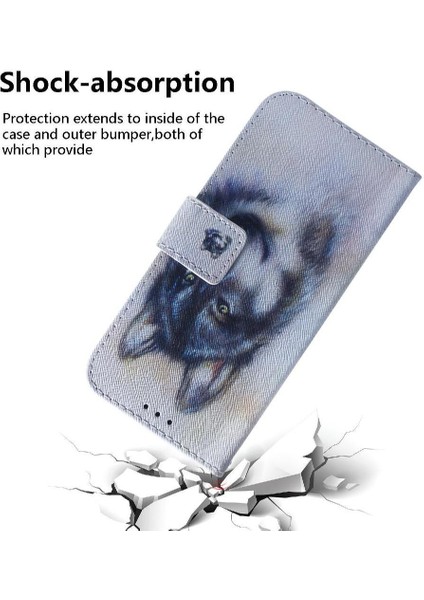 Infinix Not 40 Pro Artı Kart Yuvaları Boyalı Cüzdan Pu Için Flip Case (Yurt Dışından)