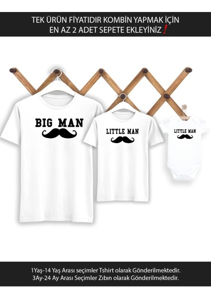 Baba Oğul Big Man Little Man (Tek Ürün Fiyatıdır Kombin Yapmak Için En Az 2 Adet Sepete Ekleyiniz)