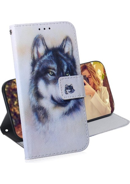 Sony Xperia 5 V Pu Deri Boyalı Cüzdan Kart Yuvaları Için Flip Case (Yurt Dışından)
