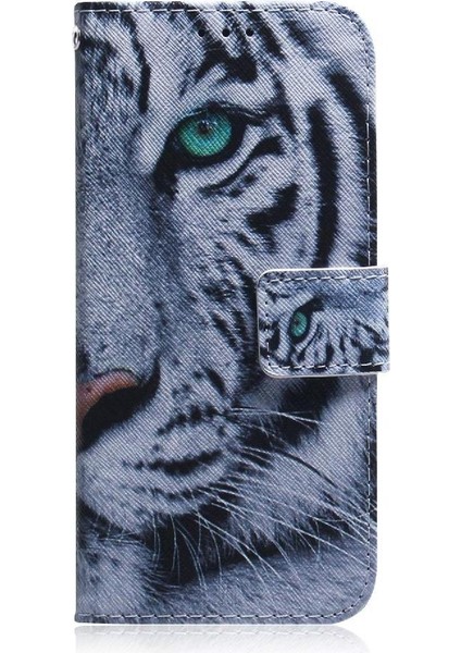 Samsung Galaxy A04E Boyalı Cüzdan Pu Deri Kart Yuvaları Için Flip Case (Yurt Dışından)