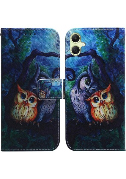 Samsung Galaxy A05 Pu Deri Cüzdan Manyetik Kapatma Kartı Için Flip Case (Yurt Dışından)