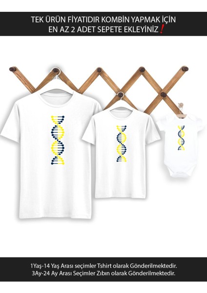 Sarı Lacivert Dna Baba Oğul Kız Tek Ürün Fiyatıdır Kombin Yapmak Için En Az 2 Adet Sepete Ekleyiniz