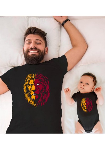 Sarı Kırmızı Aslan Baba Oğul Kız Tek Ürün Fiyatıdır Kombin Yapmak Için En Az 2 Adet Sepete Ekleyiniz