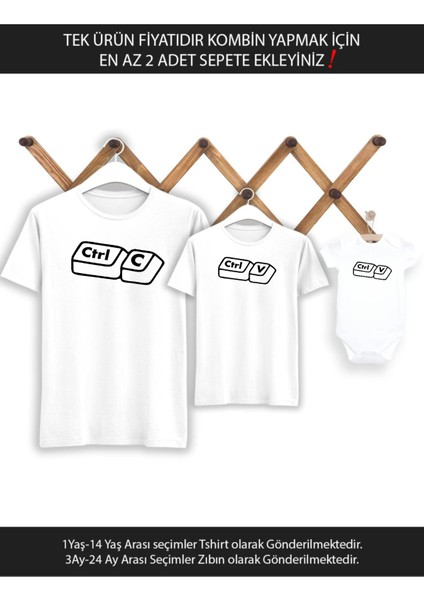 Baba Oğul Kız Ctrl-C Ctrl-V (Tek Ürün Fiyatıdır Kombin Yapmak Için En Az 2 Adet Sepete Ekleyiniz)