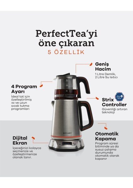 Perfecttea Dijital Çay Makinesi - DX-1321