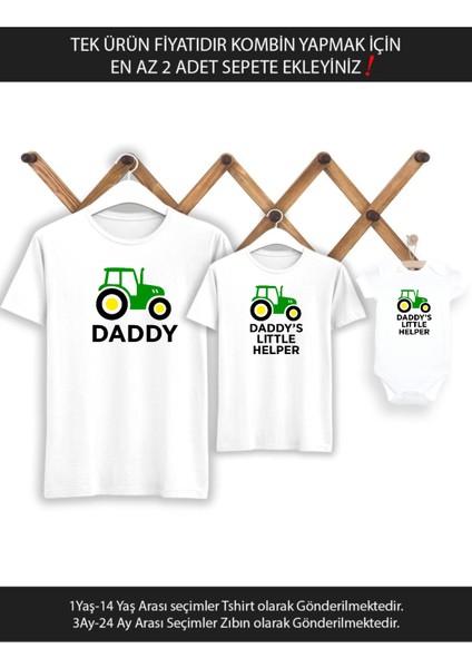 Baba Oğul Kız Traktör Daddy Helper (Tek Ürün Fiyatıdır Kombin Yapmak Için En Az 2 Adet Sepete Ekleyi