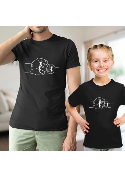 Baba Oğul Kız Sıkı Dostlar Tişört (Tek Ürün Fiyatıdır Kombin Yapmak Için 2 Adet Sepete Ekleyiniz)