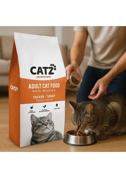 Tavuklu Yetişkin Kedi Maması