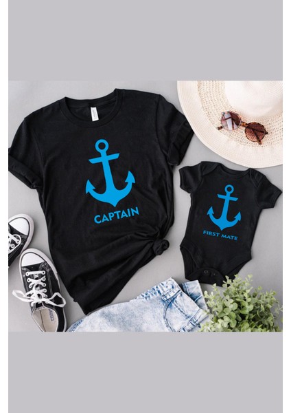Baba Oğul Kız Captain First Mate(Tek Ürün Fiyatıdır Kombin Yapmak Için En Az 2 Adet Sepete Ekleyiniz