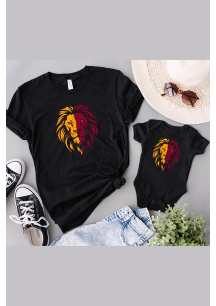 Sarı Kırmızı Leon Baba Oğul Kız Tek Ürün Fiyatıdır Kombin Yapmak Için En Az 2 Adet Sepete Ekleyiniz