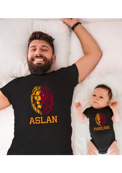 Sarı Kırmızı Aslan Parçası Baba Oğul Kız Tek Ürün Fiyatıdır Kombin Yapmak Için En Az 2ADET Sepete Ek