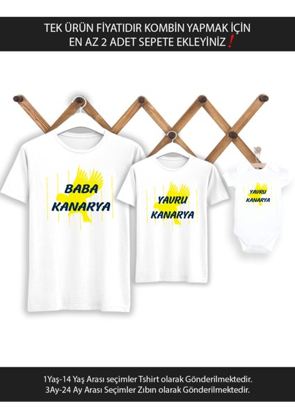 Baba Yavru Kanarya Baba Oğul Kız Tek Ürün Fiyatıdır Kombin Yapmak Için En Az 2 Adet Sepete Ekleyiniz