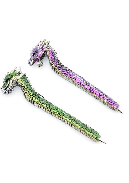 Dragonlu Polyester Tükenmez Kalem