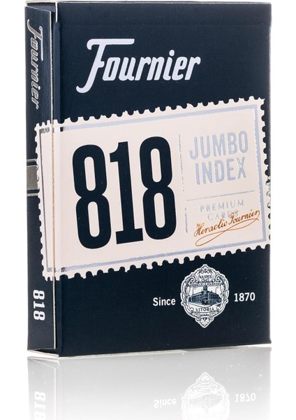 Fournier Poker Oyun Kartları Nº 818, Jumbo Endeks-Mavi