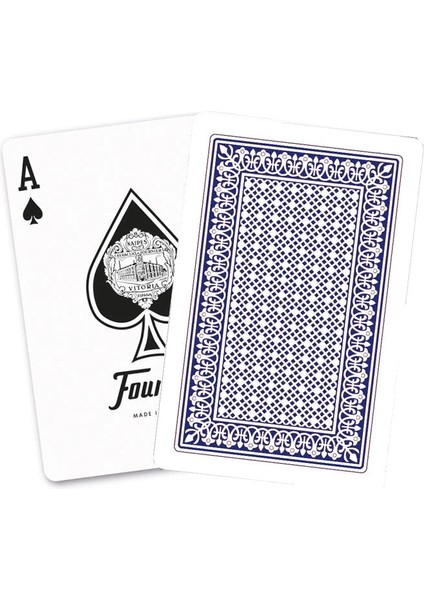 Fournier Bridge Oyun Kartları Nº 26, Standard Endeks-Mavi