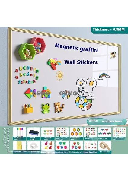 Yeni Çocuk Ev Öğretimi Silinebilir Yazı Tahtası Manyetik Çıkarılabilir Duvar Öğrenme Grafiti Yazı Tahtaları (Yurt Dışından)