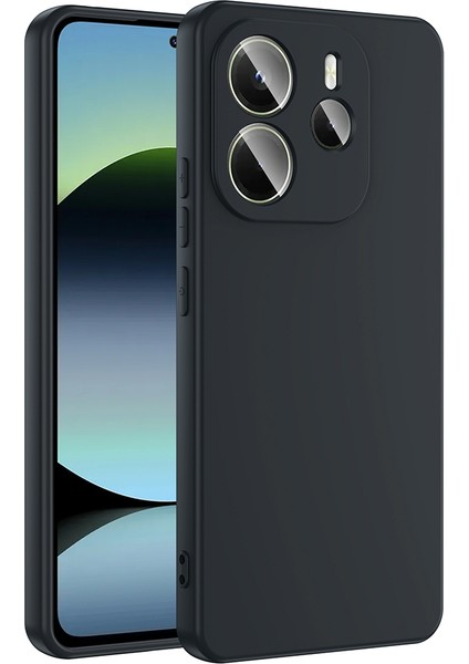Xiaomi Redmi Note 14 4g Kılıf Kadife Iç Yüzey Yumuşak Dokulu Kamera Korumalı Kapak (Mara)