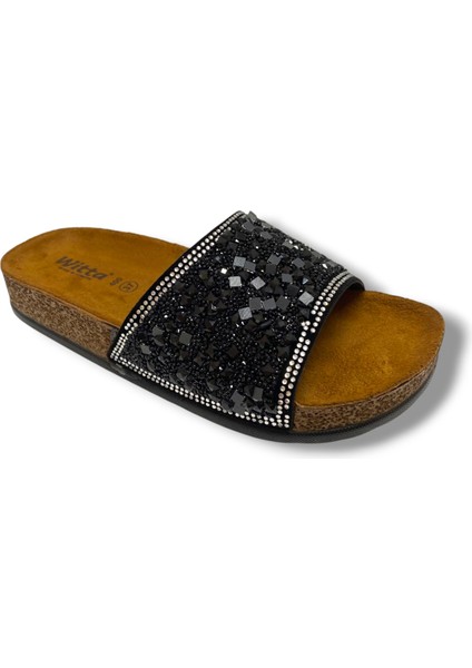 55406-25 Karma Taşli Anatomik Kadın Terlik