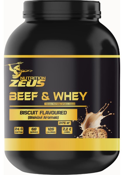 Beef And Whey Protein 2176 gr-Bisküvi-Aroma