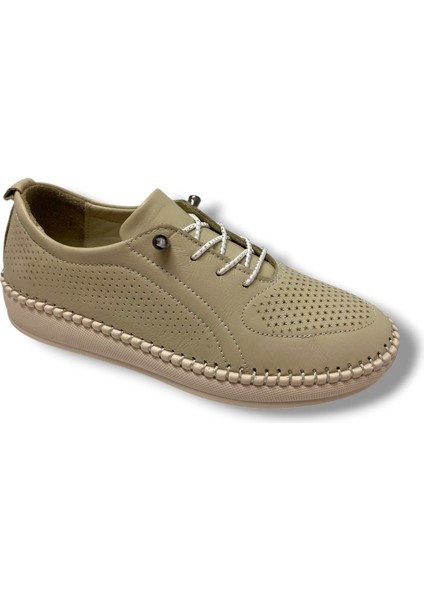 Dm 212-25 Hakiki Deri Anatomik Slip On Kadın Ayakkabı