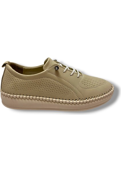 Dm 212-25 Hakiki Deri Anatomik Slip On Kadın Ayakkabı