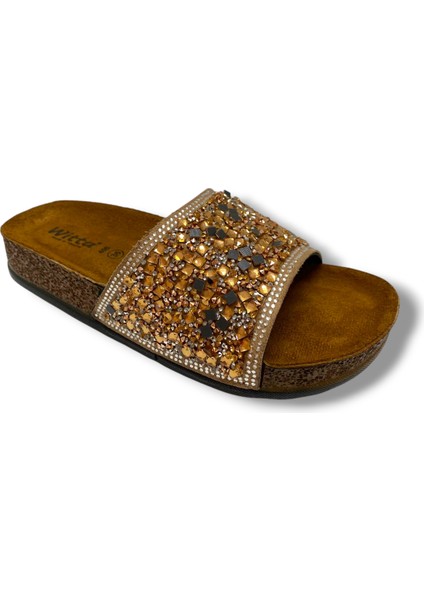 55406-25 Karma Taşli Anatomik Kadın Terlik