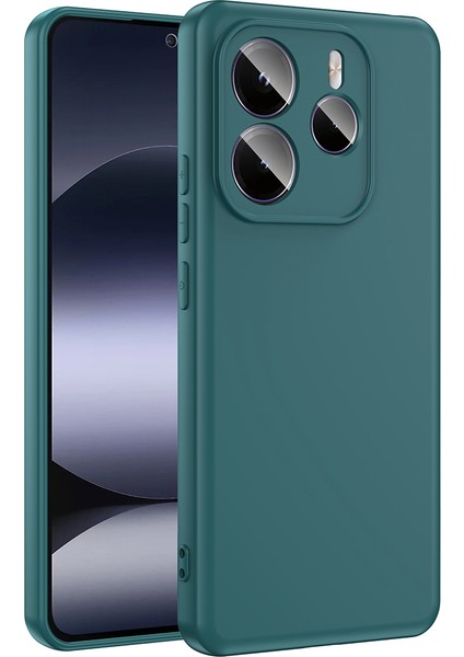 Xiaomi Redmi Note 14 5g Kılıf Kadife Iç Yüzey Yumuşak Dokulu Kamera Korumalı Kapak (Mara)