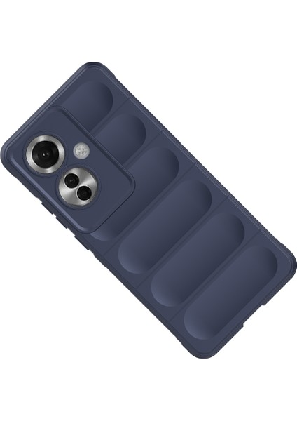 Oppo Reno 11F 5g Kılıf Esnek Tpu Oyuklu Arka Yüzey Tasarımlı Silikon Kapak (Etnik)