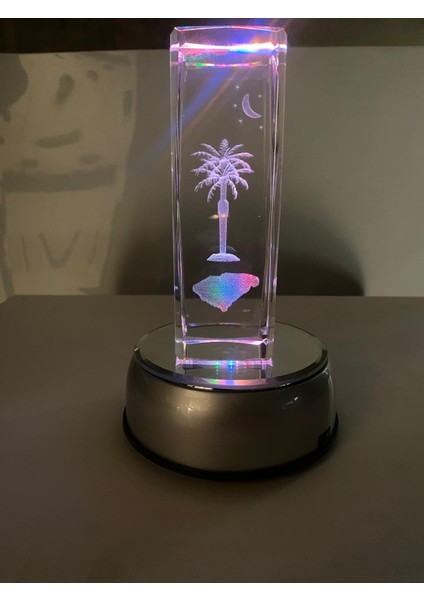 Dekoratif Cam Dönen Masa Lambası Adaptörlü Pilli indirimleri