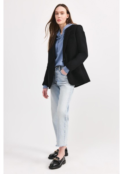 Siyah Kadın Loafer